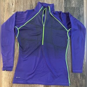 Nike Pro Dri-Fit Quarter Zip: Women’s Large